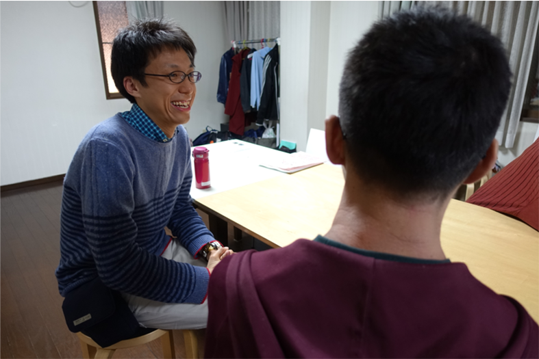 2015年3月 於 東京大学本郷キャンパス学習支援活動での1コマ
