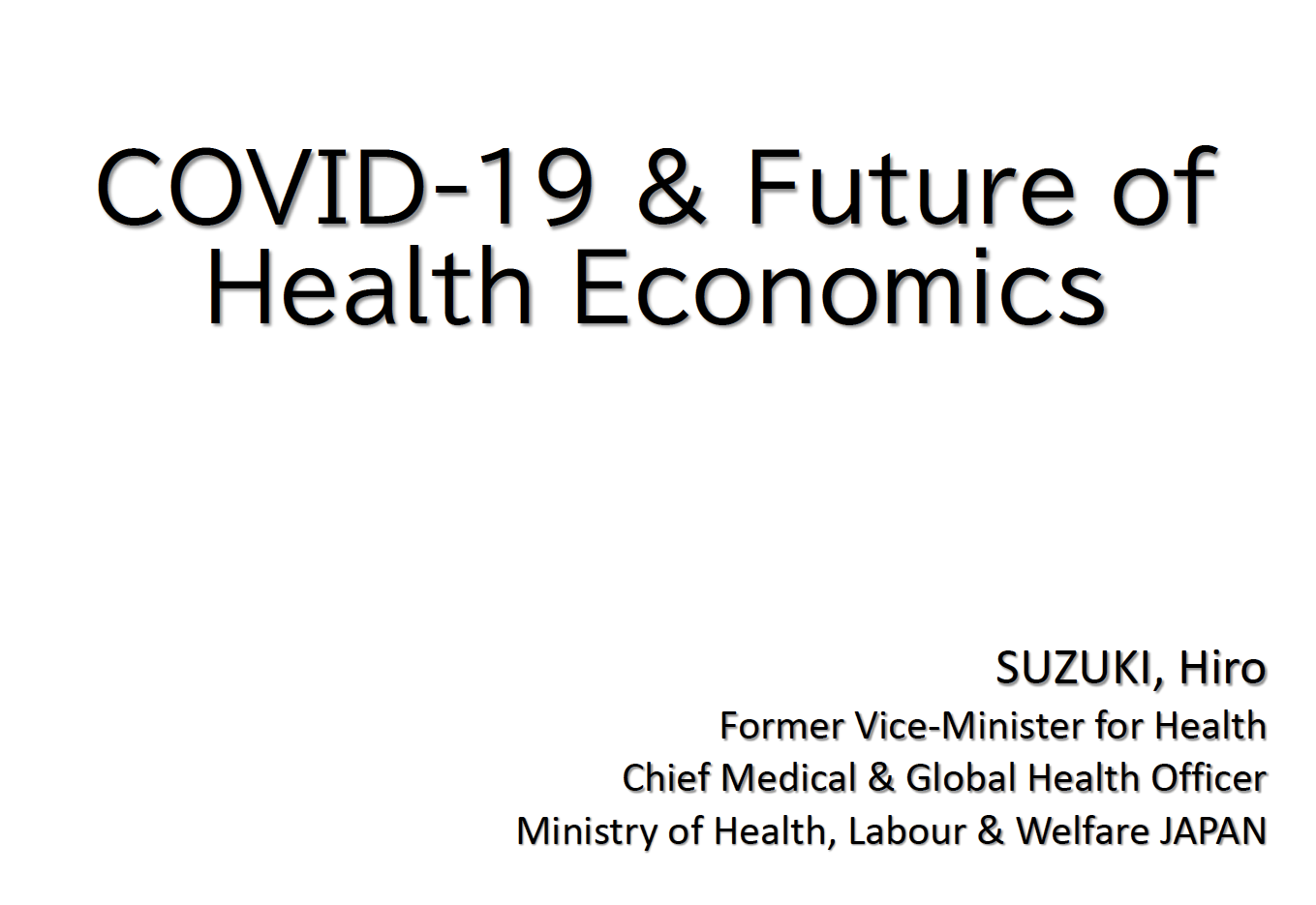講演4: COVID-19 & Future of Health Economics PDF